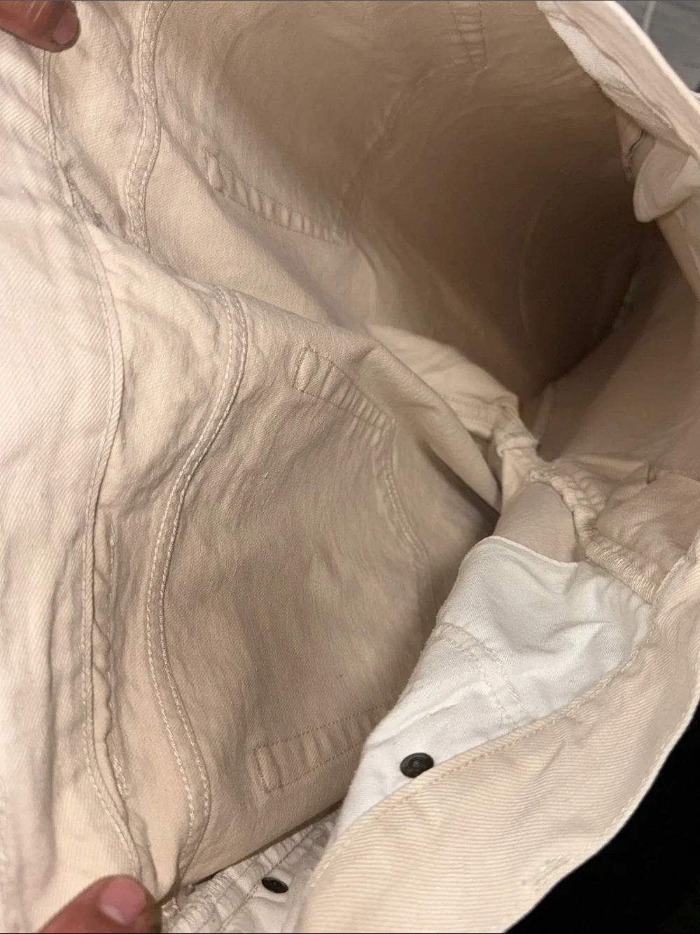 Gucci Made in Italy Cream Denim Jeans Pants Mens Size 52 Beige Designer Luxury
